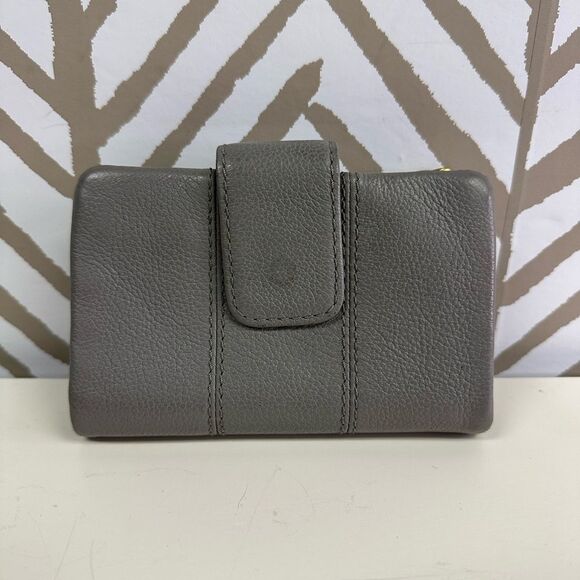 Fossil Gray Leather Medium Size Wallet - Picture 3 of 6